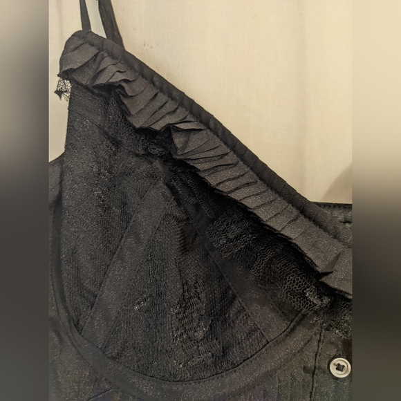 Venus Black Strappy Corset Tank - Picture 5 of 9